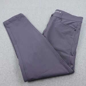 Western‎ Rise Pants Modern Rise Gray Casual Travel Men's 36x32 Stretch Chino